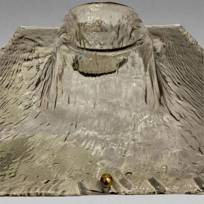 Murano Glass Ceiling Fixture by Toni Zuccheri for Venini Italy