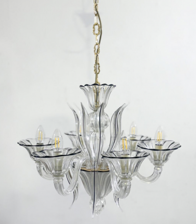 Murano Glass Chandelier 1950s