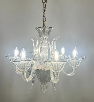 Murano Glass Chandelier 1950s