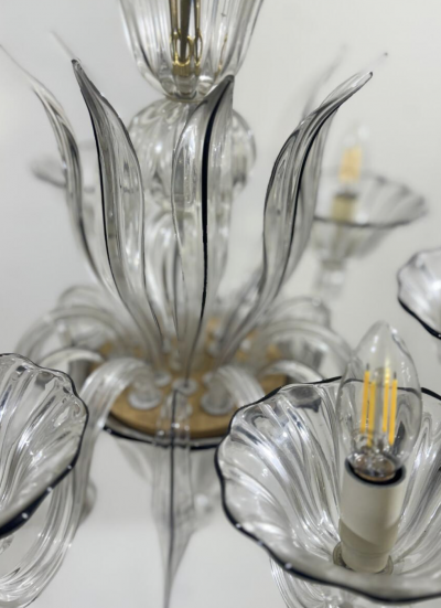 Murano Glass Chandelier 1950s
