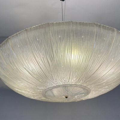 Murano Glass Chandelier Ufo Circa 1980