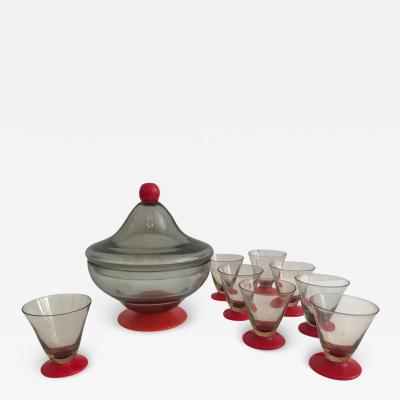 Murano Glass Cordial Set