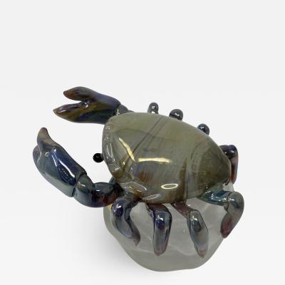 Murano Glass Crab by Oscar Zanetti