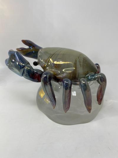 Murano Glass Crab by Oscar Zanetti