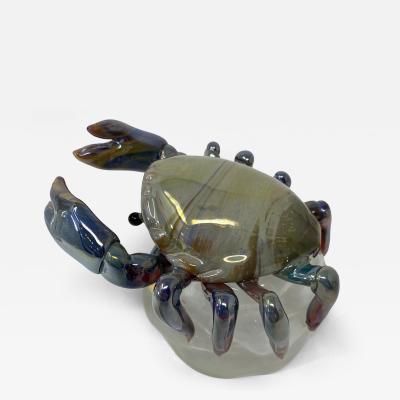 Murano Glass Crab by Oscar Zanetti