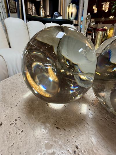 Murano Glass Decorative Spheres Set of 4 