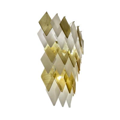 Murano Glass Diamond Wall Sconces