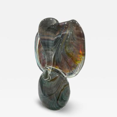 Murano Glass Elephant Head by Oscar Zanetti