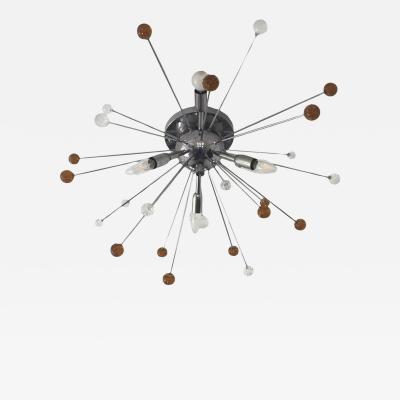 Murano Glass Flush Mount Sputnik