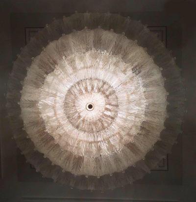 Murano Glass Leave Ceiling Light Chandelier