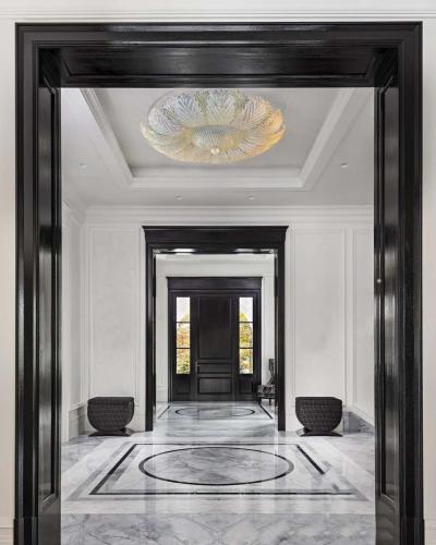 Murano Glass Leave Flush Mount or Ceiling Lights