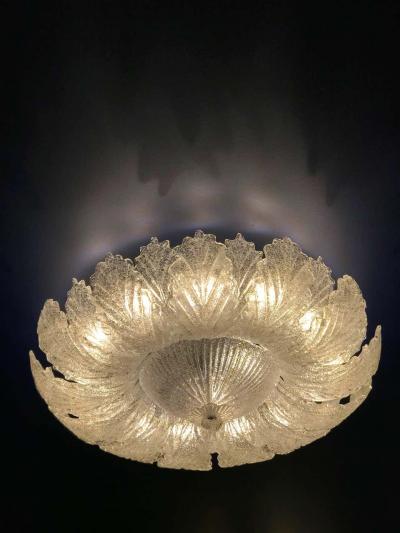 Murano Glass Leave Flush Mount or Ceiling Lights