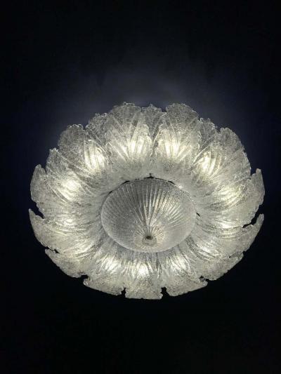 Murano Glass Leave Flush Mount or Ceiling Lights