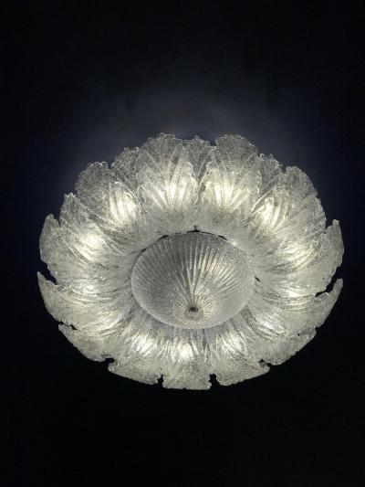 Murano Glass Leave Flush Mount or Ceiling Lights