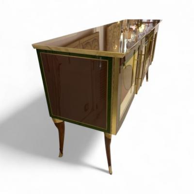 Murano Glass Leaves Sideboard