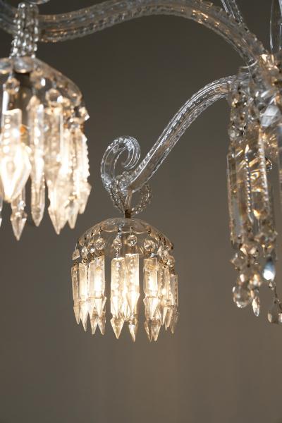 Murano Glass Octopus Five Light Chandelier 1930s