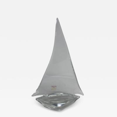Murano Glass Sailboat by Oggetti
