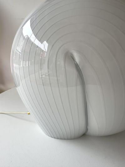 Murano Glass Shell Lamp Italy 1970s