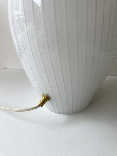 Murano Glass Shell Lamp Italy 1970s