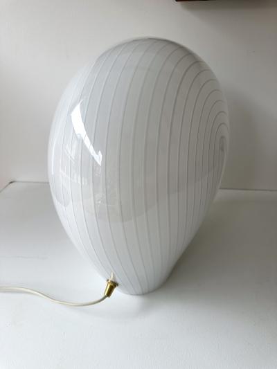 Murano Glass Shell Lamp Italy 1970s