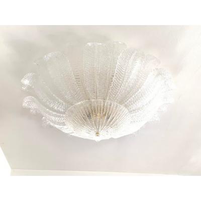 Murano Glass Sputnik Chandelier Flush Mount lot of 2 or a pair of chandeliers