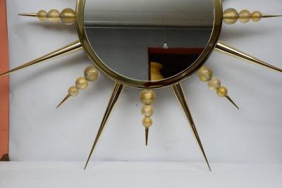 Murano Glass Sunburst Mirror