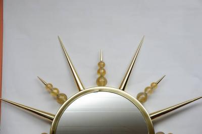 Murano Glass Sunburst Mirror