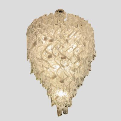 Murano Glass Torciglione Ceiling Light