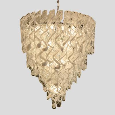 Murano Glass Torciglione Ceiling Light