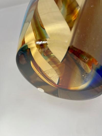 Murano Glass Vase by Glass Master Schiavon