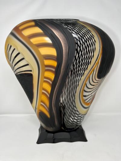 Murano Glass Vase by Schiavon Art Team