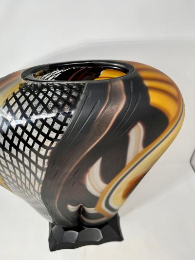 Murano Glass Vase by Schiavon Art Team