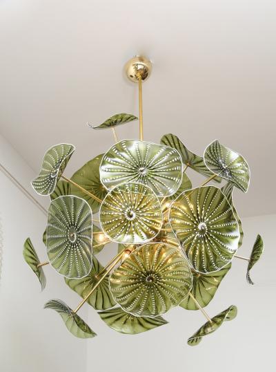 Murano Hand Blown Nenuphar Studio Chandelier