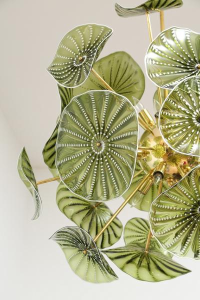 Murano Hand Blown Nenuphar Studio Chandelier