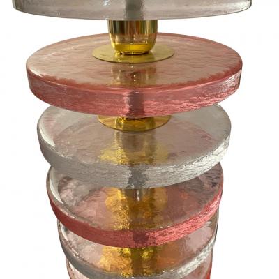Murano Lamps Murano Pink Discs