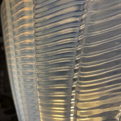 Murano Opalina Glass Shield Applique