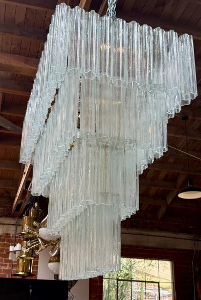 Murano Rectangular Chandelier 148 Tiedro Glass Elements