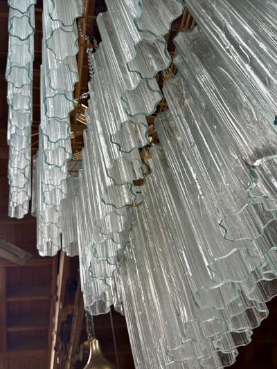 Murano Rectangular Chandelier 148 Tiedro Glass Elements