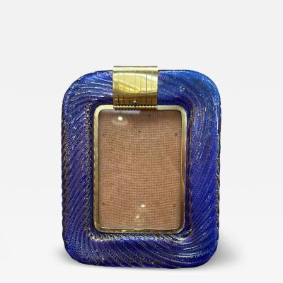 Murano Venini Glass Italian Picture Frame