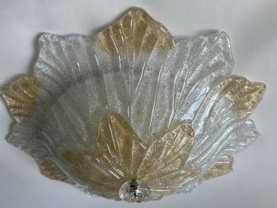 Murano flush mount ceiling light