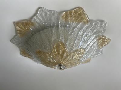 Murano flush mount ceiling light