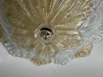 Murano flush mount ceiling light