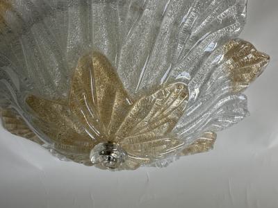 Murano flush mount ceiling light