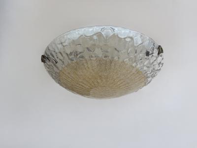Murano flush mount ceiling light Italy cirac 1960s
