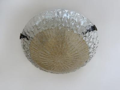 Murano flush mount ceiling light Italy cirac 1960s