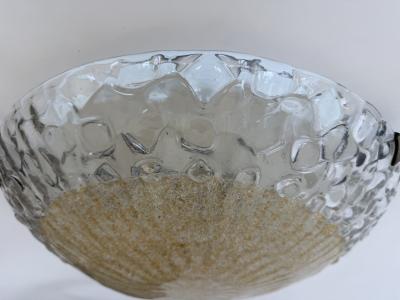 Murano flush mount ceiling light Italy cirac 1960s