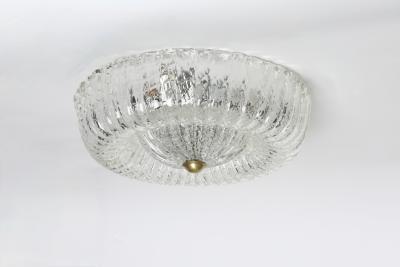 Murano flush mount ceiling light Italy circa 1960s