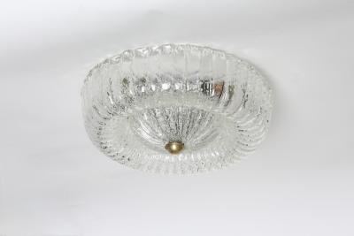 Murano flush mount ceiling light Italy circa 1960s