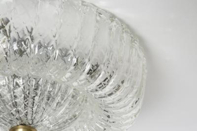 Murano flush mount ceiling light Italy circa 1960s