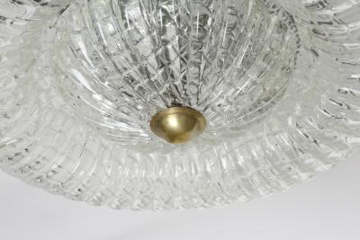 Murano flush mount ceiling light Italy circa 1960s